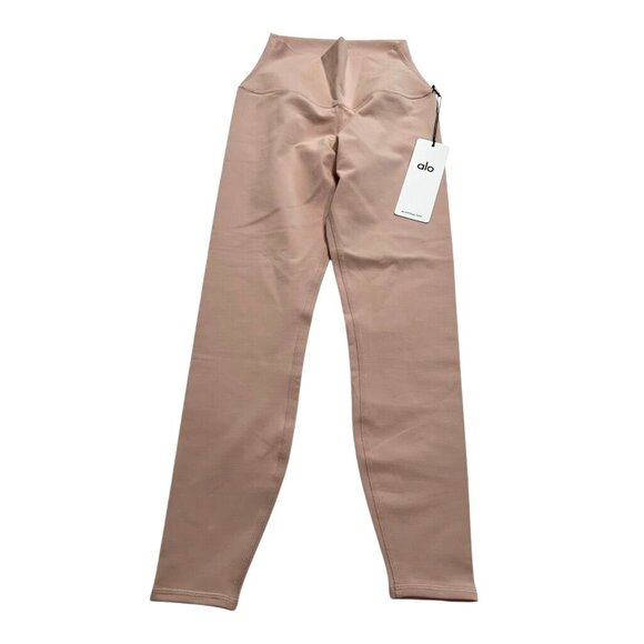 ALO Yoga 7/8 High-Waist Airbrush Legging in Pink Quartz